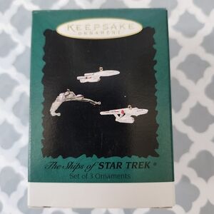 Hallmark 1995 The Ships of Star Trek New in Box